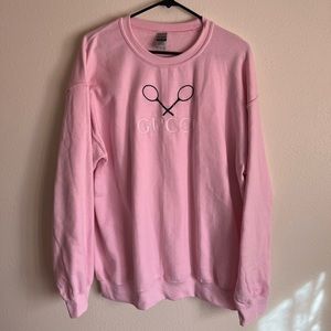 CUSTOM PINK *FAKE* GUCCI HOODIE